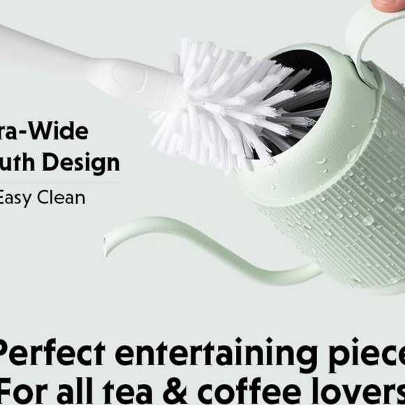 BUYDEEM CD2006B Portable Pour Over Gooseneck Coffee Kettle and Maker, Stainless - Picture 3 of 9